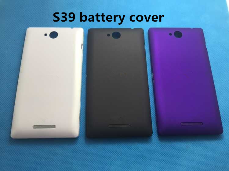White Black Purple Battery Cover For Sony Xperia C S39 S39h C2304 C2305 S39c